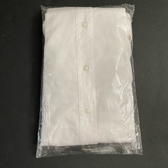 DOC & AMELIA By CiNTAS White Long-Sleeve Button-Down WORK SHIRT Men’s Sz XL - Picture 2 of 4